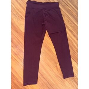 Jockey Activewear Leggings Purple‎ Polyester Spandex Womens Large Workout